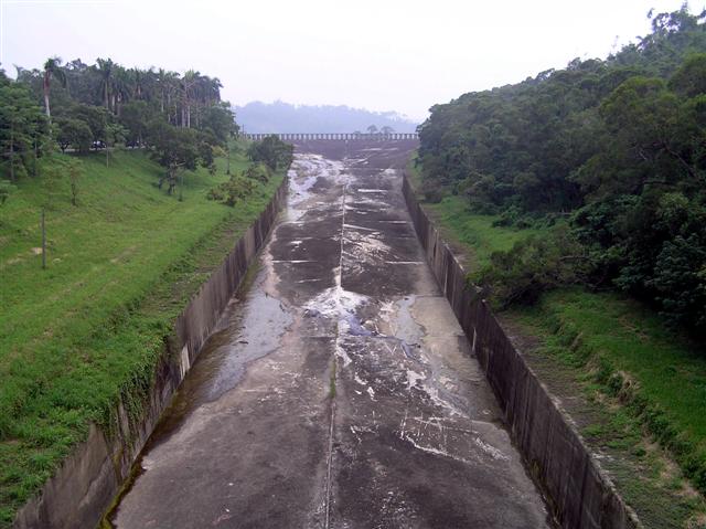 Wushantou Reservoir spillway